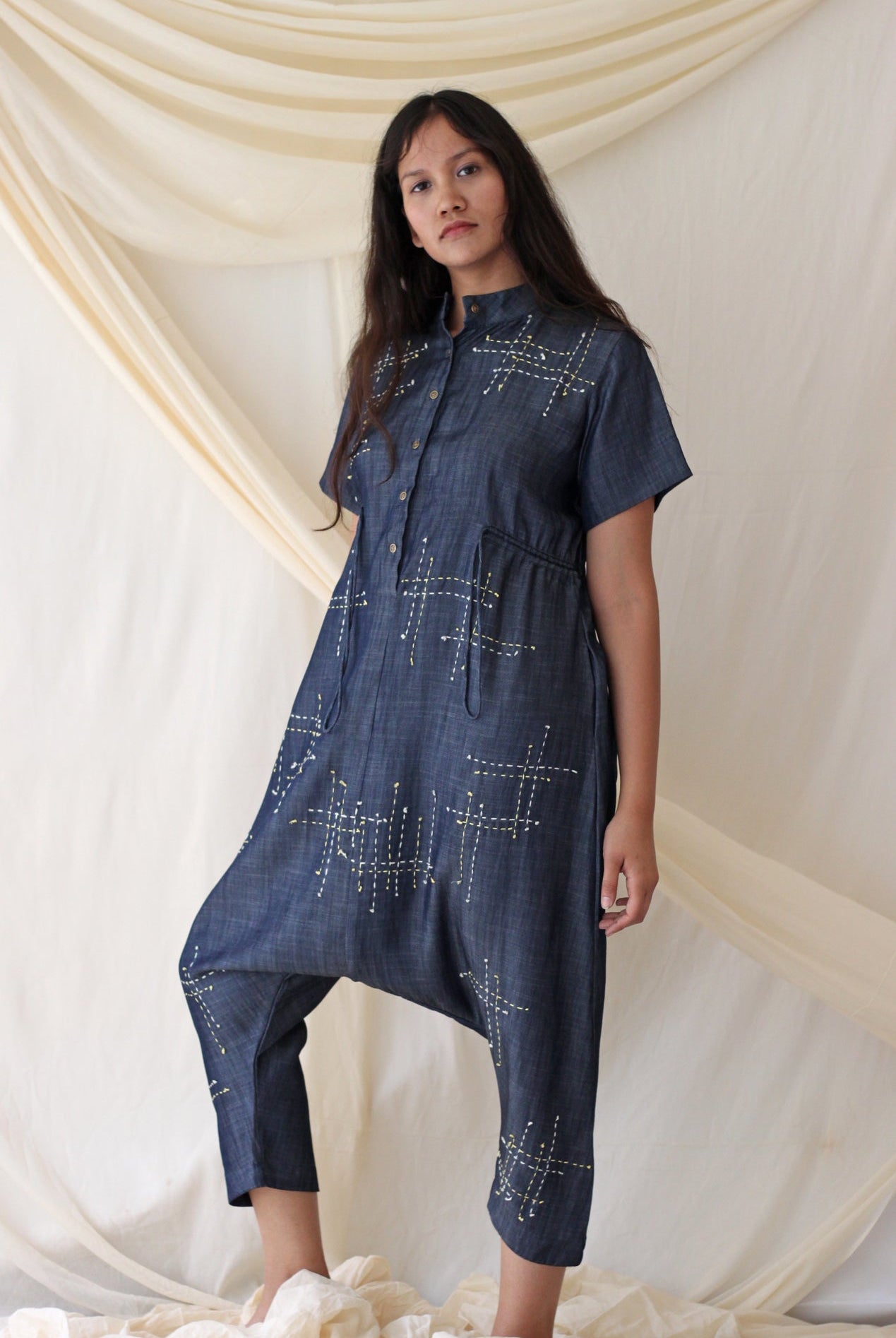 August Jumpsuit - CiceroniChambray & Co.