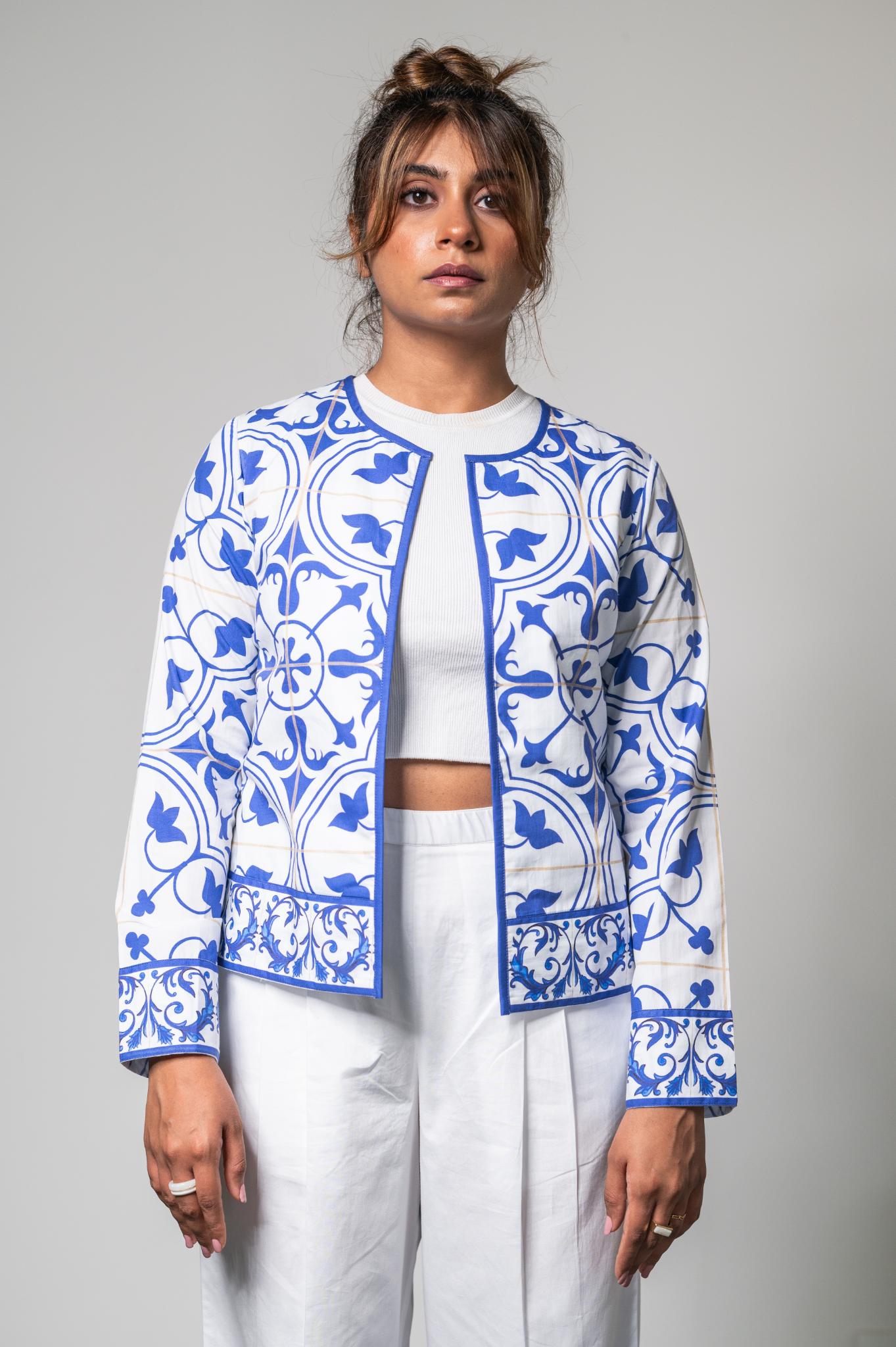 Azulejos Shacket - CiceroniShackets, JacketsPrachi Kamat