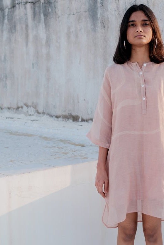 Baby Pink Yaz Dress - CiceroniNirjara