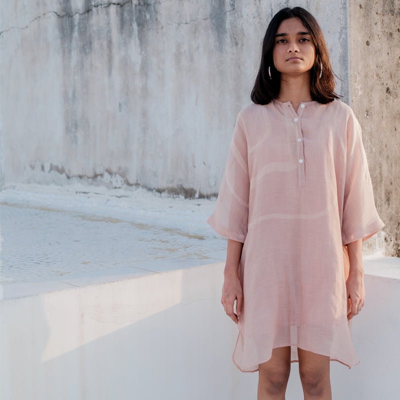 Baby Pink Yaz Dress - CiceroniNirjara