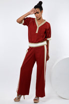 Baku - Runner Top And Pant Set Of 2 - CiceroniCo-ord SetMadder Much