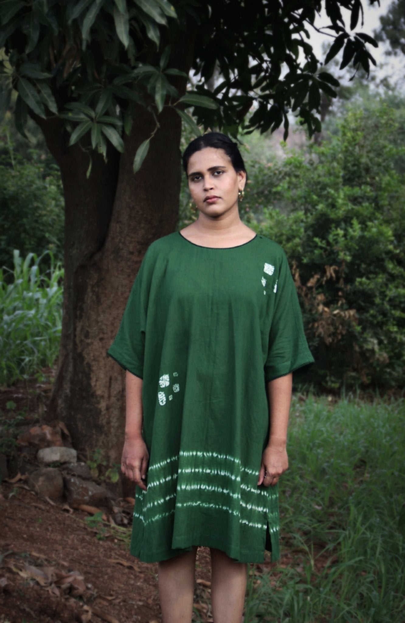 Basil Green Kaftan Dress - CiceroniDressesDeeta