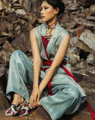 Belted Gilet Co-ord Set - CiceroniCo-ord SetPriyanca Khanna
