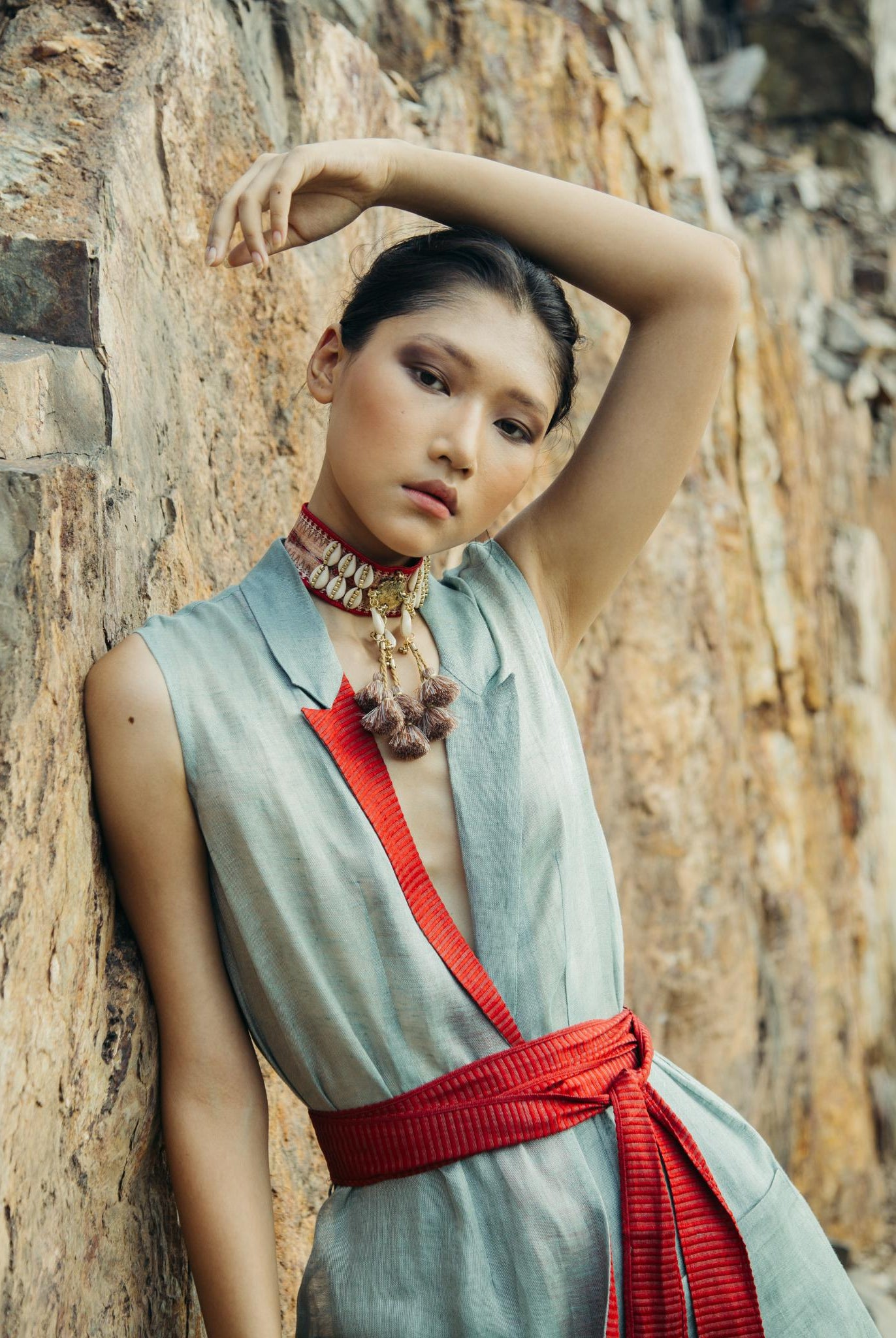 Belted Gilet Co-ord Set - CiceroniCo-ord SetPriyanca Khanna