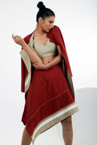 Beni - Madder Red Blazer Skirt Set Of 3 - CiceroniCo-ord SetMadder Much
