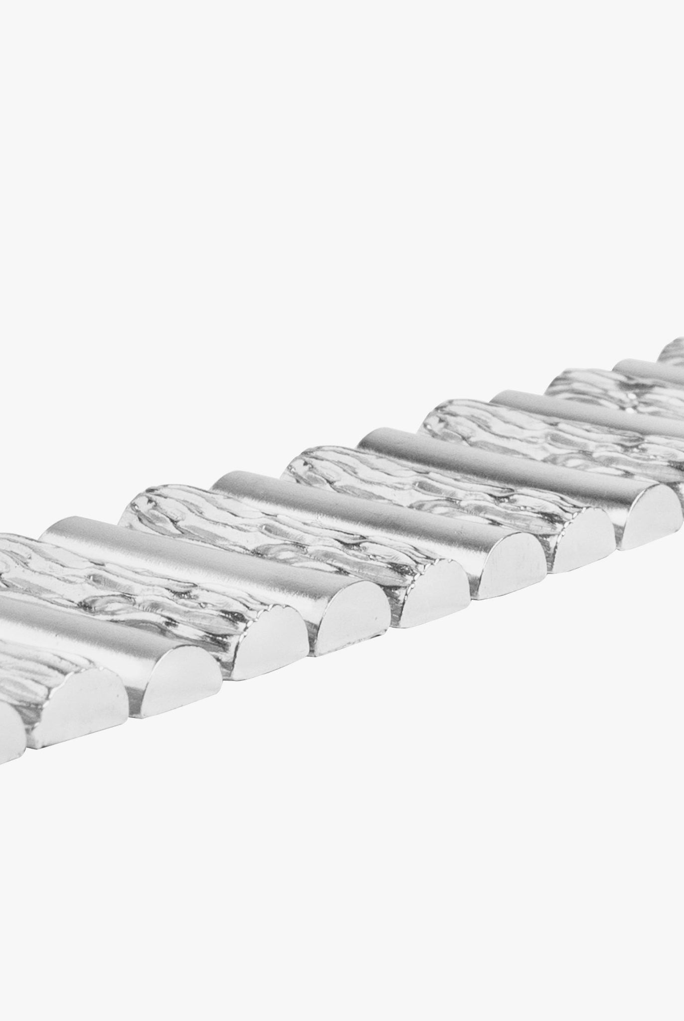 Binary Logs Necklace - Silver Tone - CiceroniNeckpieceEquiivalence