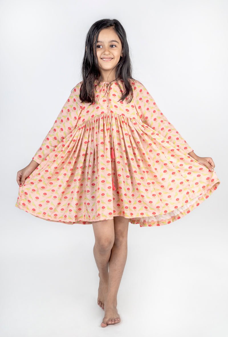 Bird Printed Flare Dress - CiceroniDressesMr. Brat