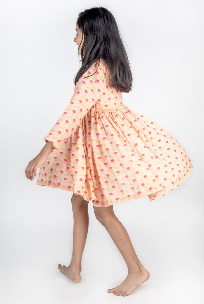 Bird Printed Flare Dress - CiceroniDressesMr. Brat