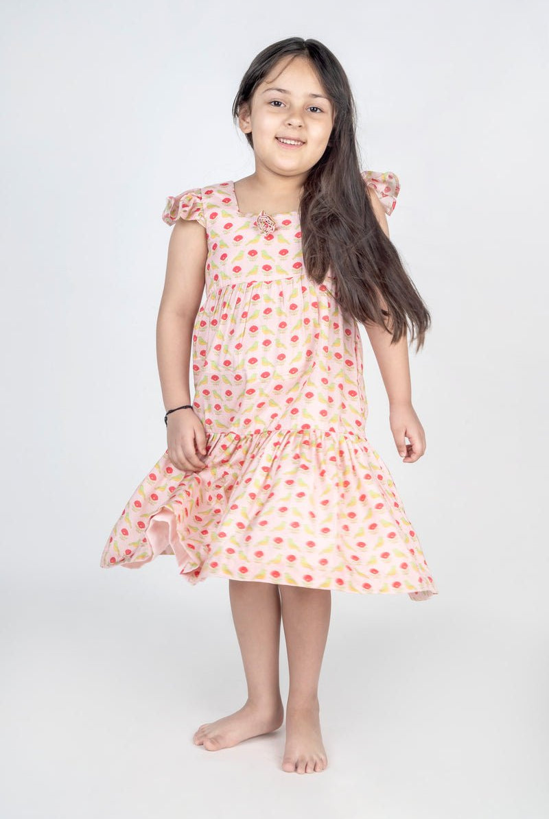 Bird Printed Tier Dress - CiceroniDressesMr. Brat