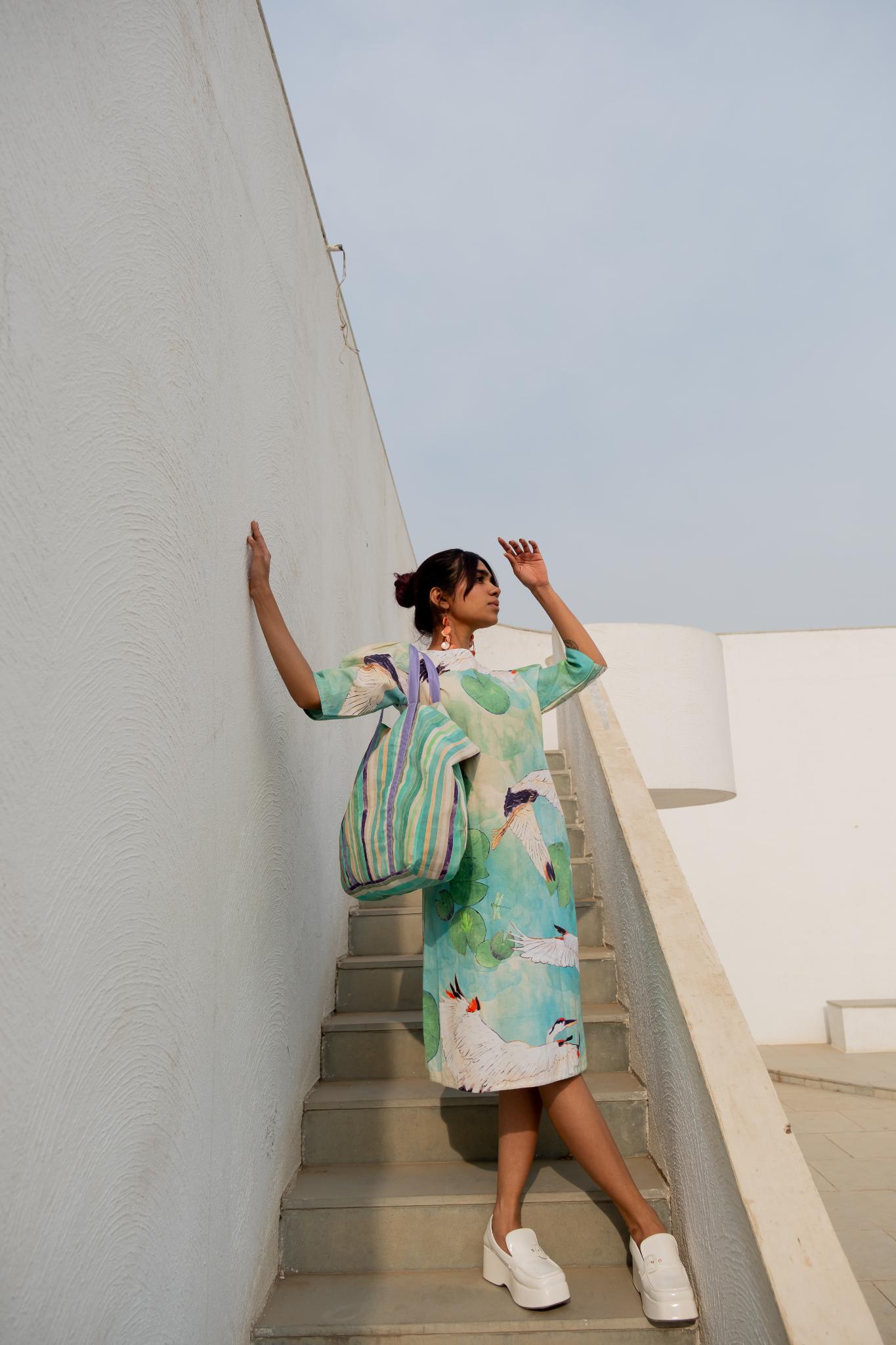 Birds Eye View Dress - CiceroniDressesSilai Studio