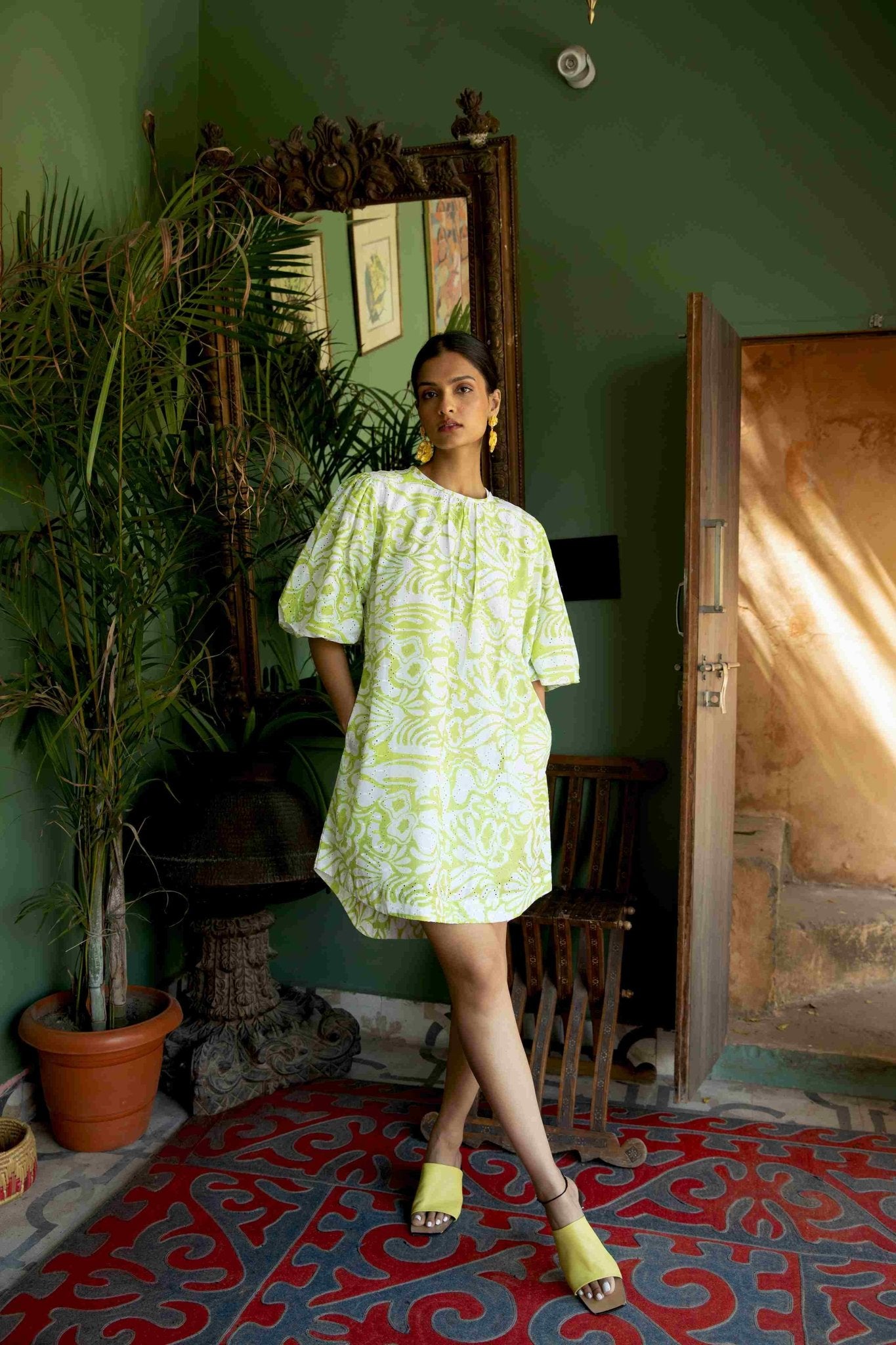 Birdsong Dress in Carnation Print - CiceroniDressHappi Space