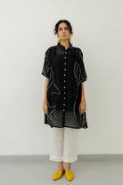 Black Bandhani Tunic with pants - CiceroniCo-ord SetSilai Studio