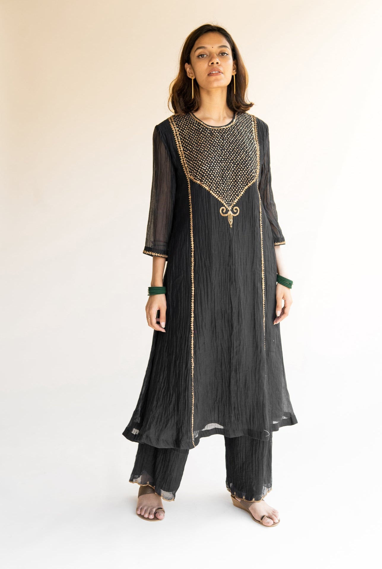 Black Firdaus Abho Set - CiceroniNirjara
