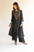 Black Firdaus Abho Set - CiceroniNirjara