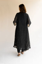 Black Shabnam Kurta Set - CiceroniNirjara