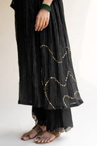 Black Shabnam Kurta Set - CiceroniNirjara