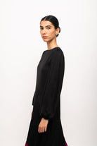 Black-Wine Gather Maxi Dress - CiceroniDressNeora