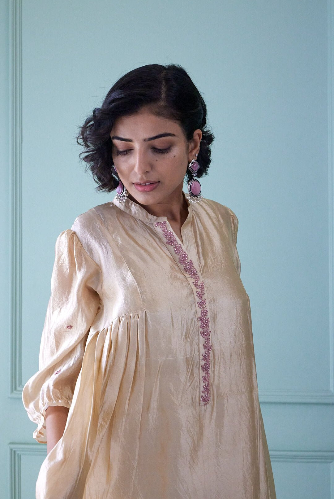 Bloom Gathered Dress - CiceroniDressesAmbrosia