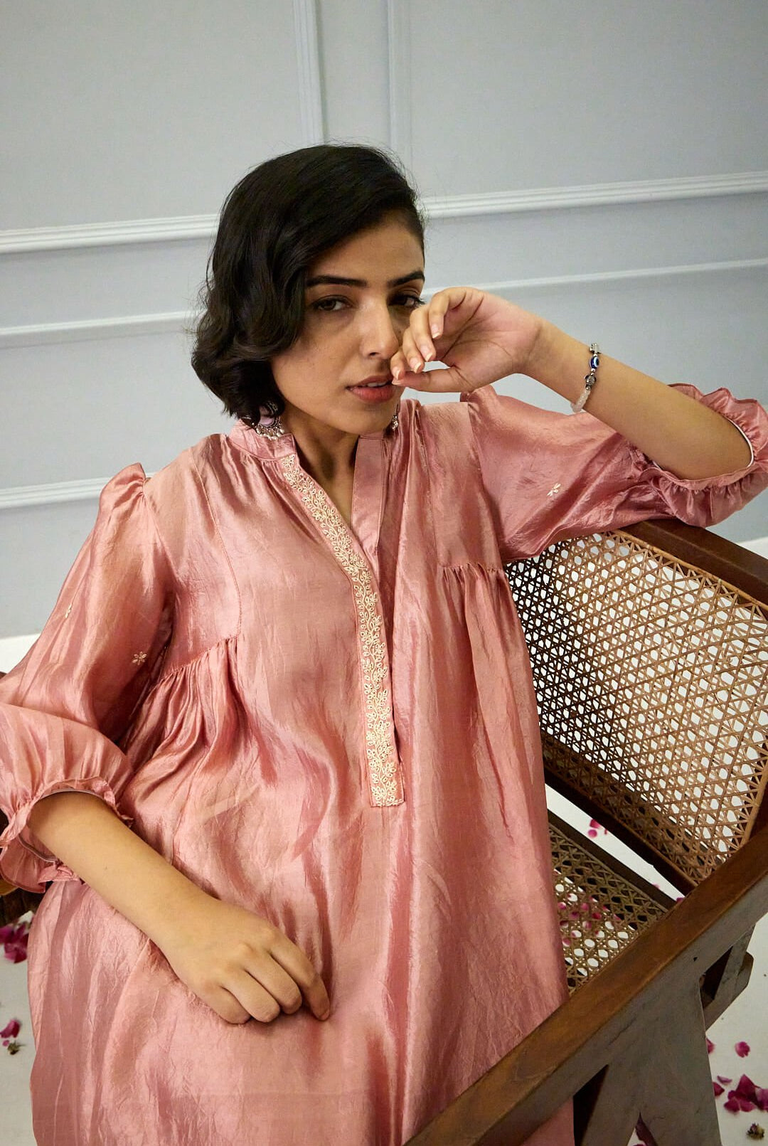 Bloom Gathered Dress - CiceroniDressesAmbrosia