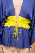 Blue-Neon Short Cape - CiceroniTopNeora