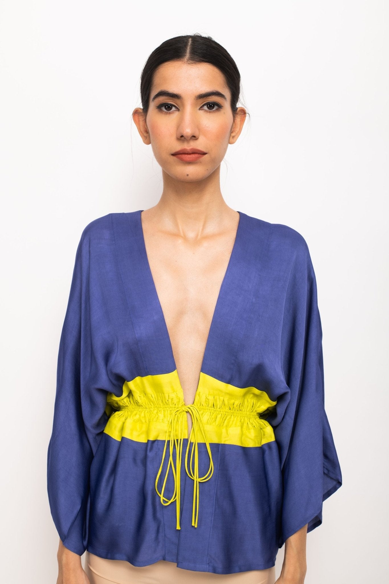 Blue-Neon Short Cape - CiceroniTopNeora