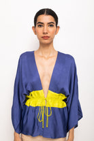 Blue-Neon Short Cape - CiceroniTopNeora