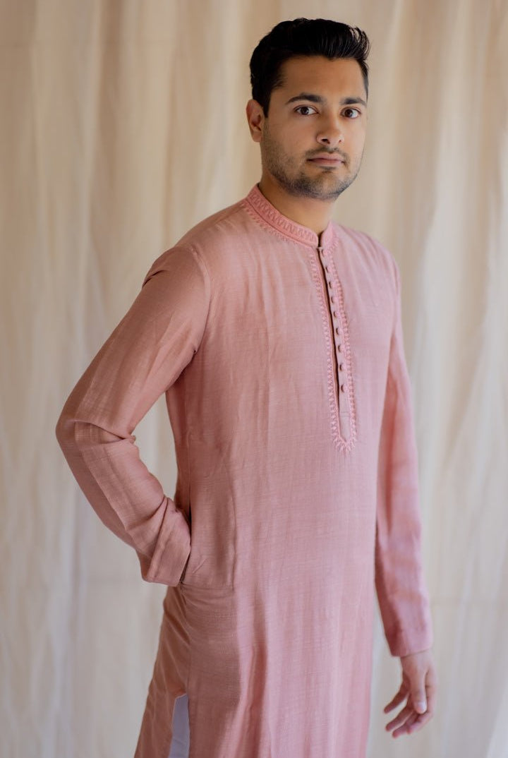 Blush Nawab Kurta - CiceroniNirjara