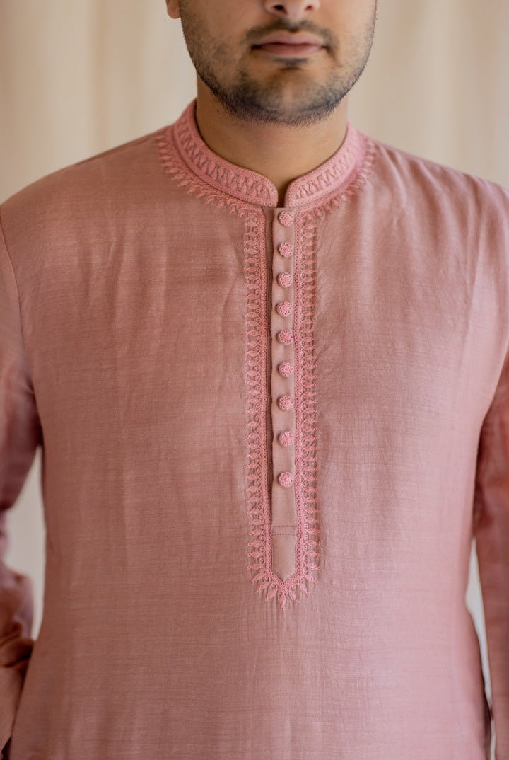 Blush Nawab Kurta - CiceroniNirjara