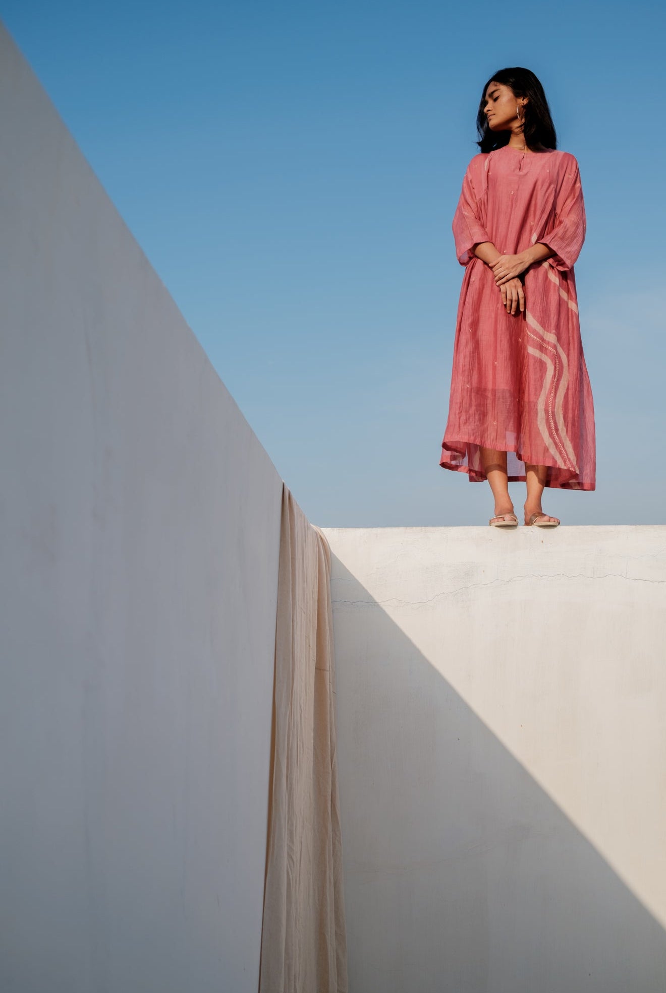 Blush Red Ruzgar Dress - CiceroniNirjara