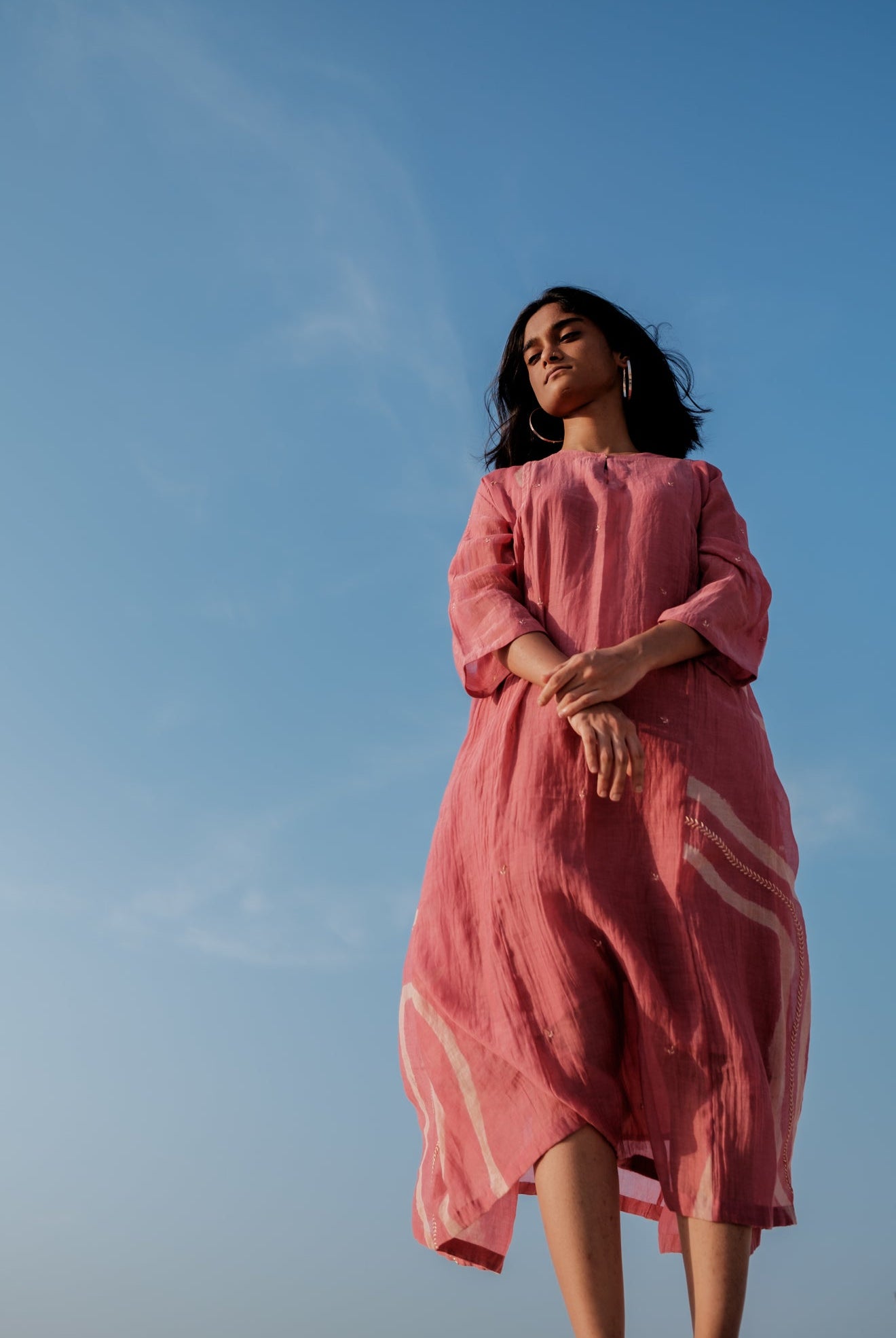 Blush Red Ruzgar Dress - CiceroniNirjara