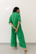 Bottlegreen Linen Co-Ord - CiceroniCo-ord SetSilai Studio