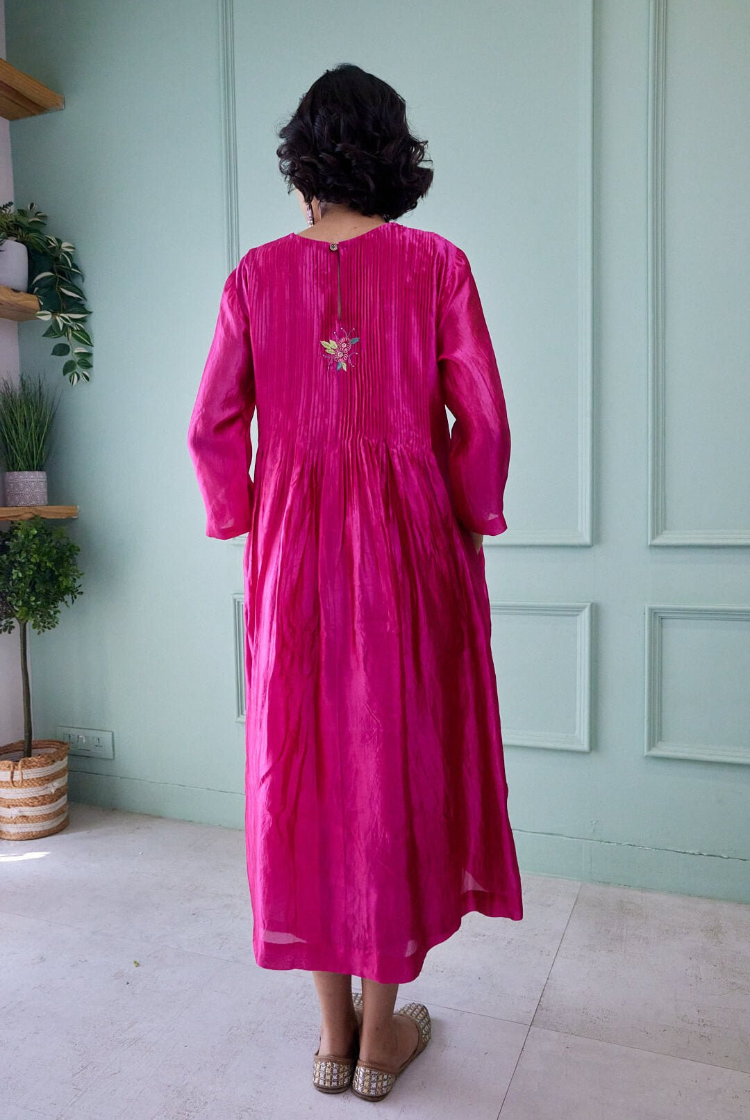 Bougainville Pleated Dress - CiceroniDressesAmbrosia
