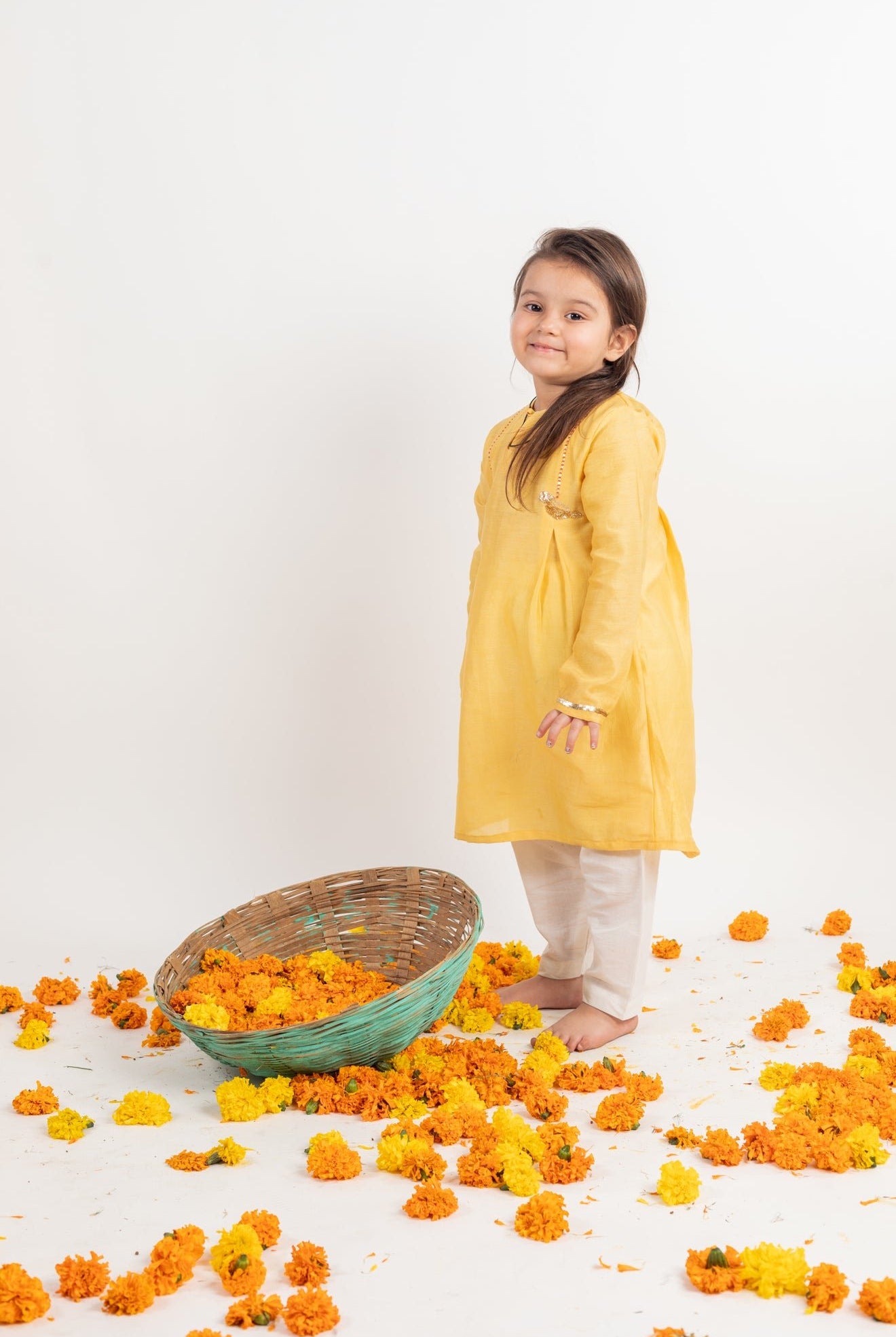 Box Pleat Kurta Set - CiceroniMr. Brat