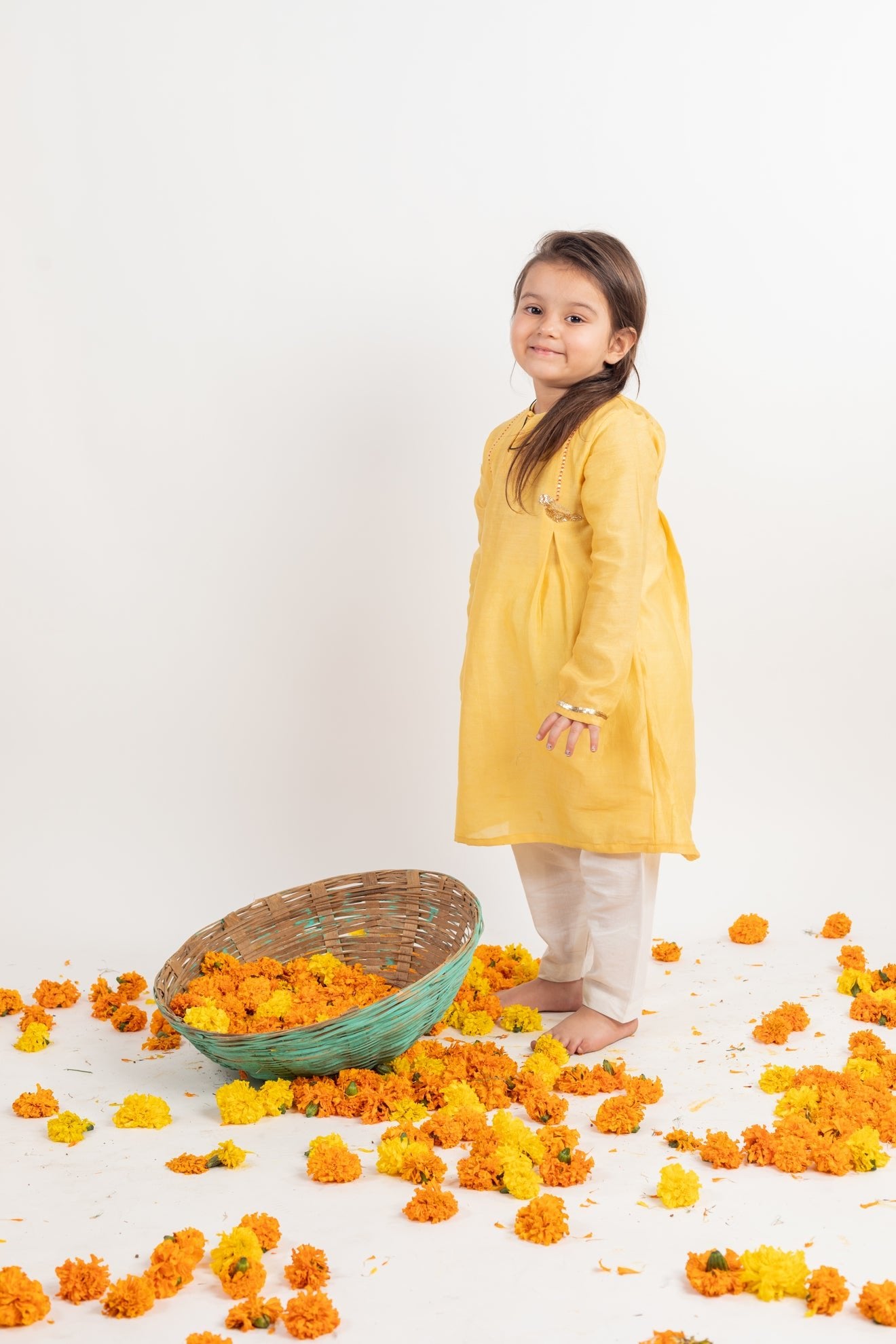 Box Pleat Kurta Set - CiceroniMr. Brat