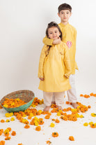 Box Pleat Kurta Set - CiceroniMr. Brat