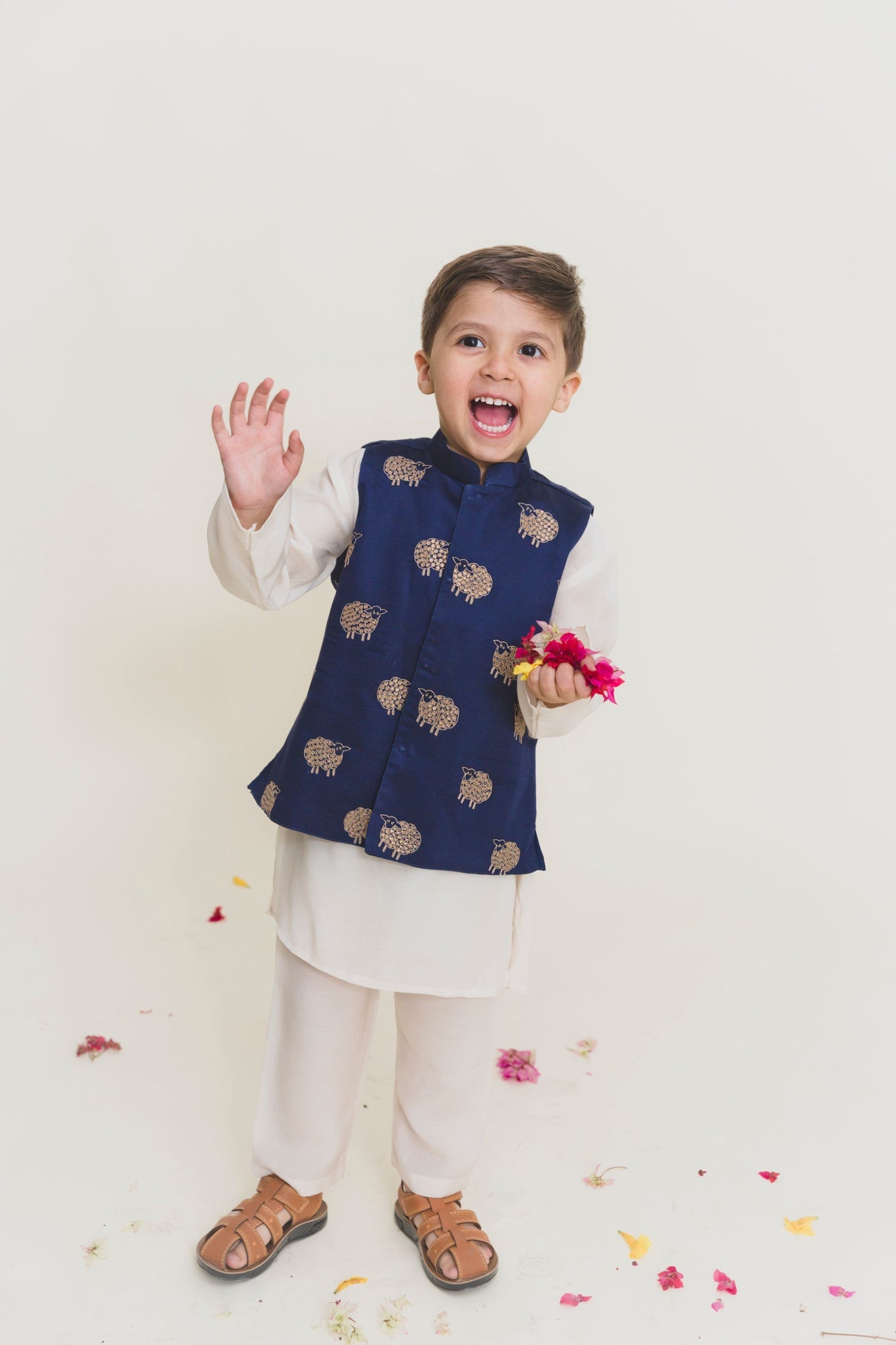 Boys Kurta Pant Jacket Set - CiceroniMr. Brat