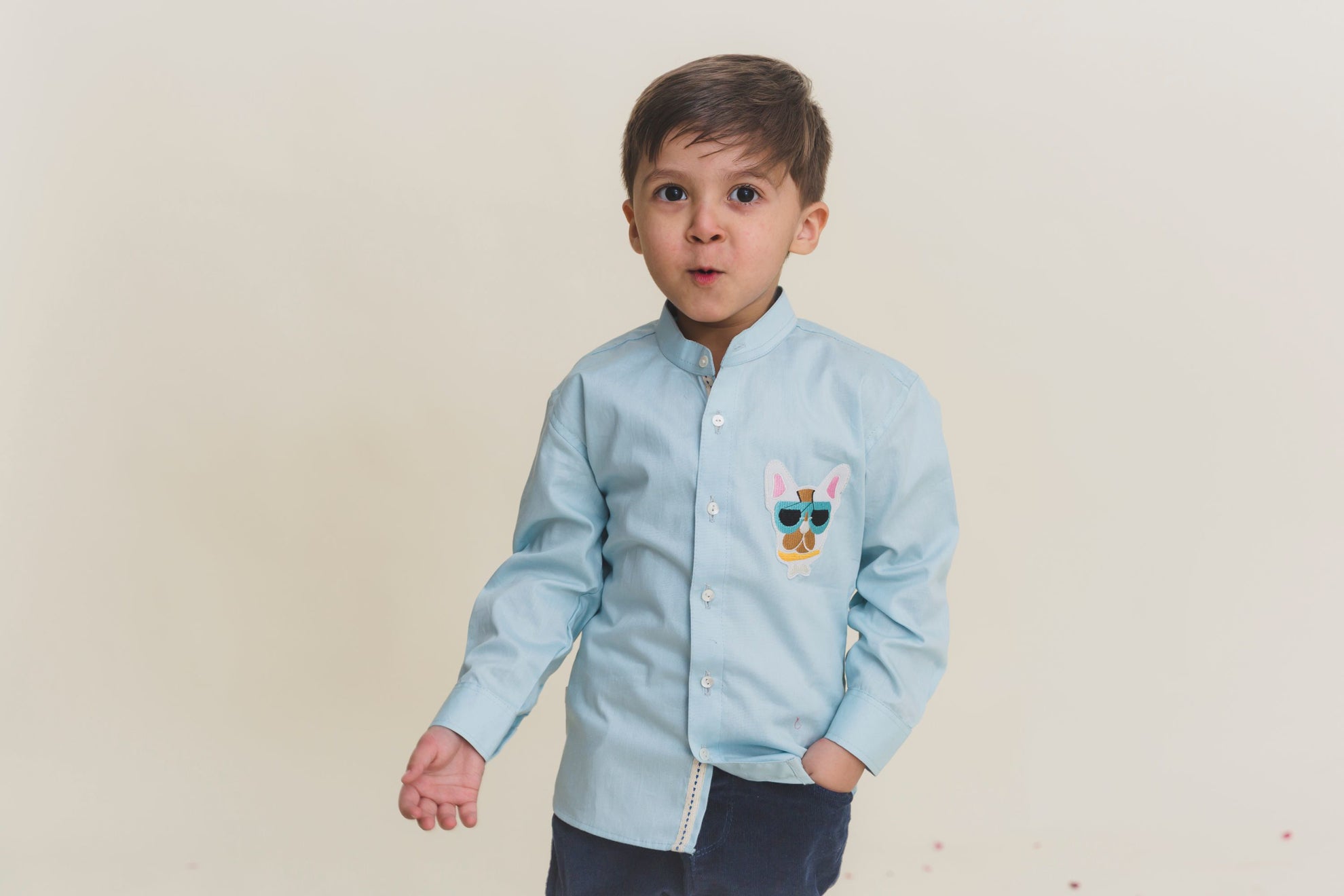 Boys Patch Shirt - CiceroniMr. Brat