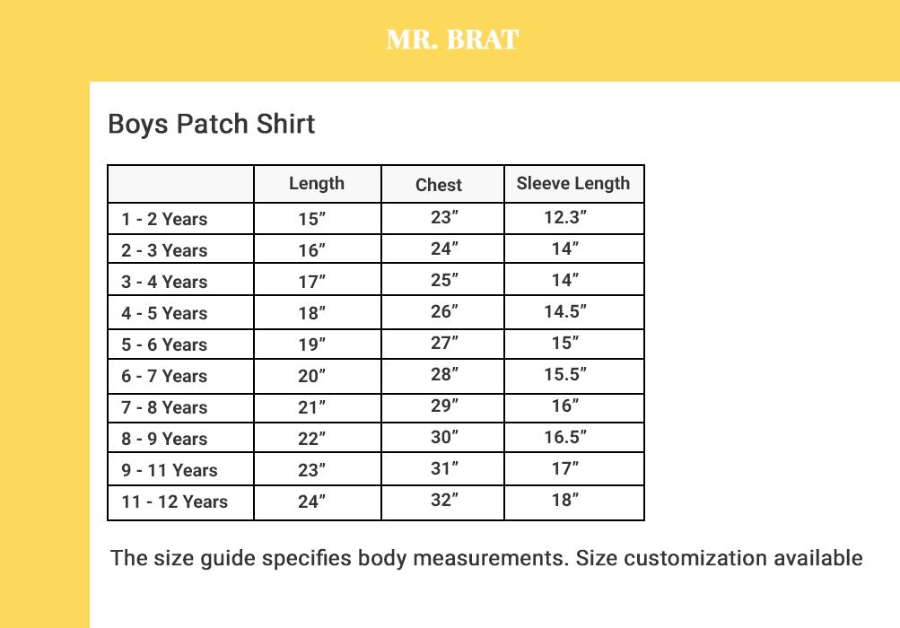 Boys Patch Shirt - CiceroniMr. Brat