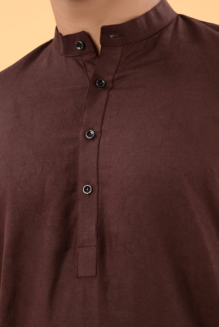 Brown Classic Kurta - CiceroniKurtaHouse Of K.C