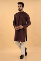 Brown Classic Kurta - CiceroniKurtaHouse Of K.C