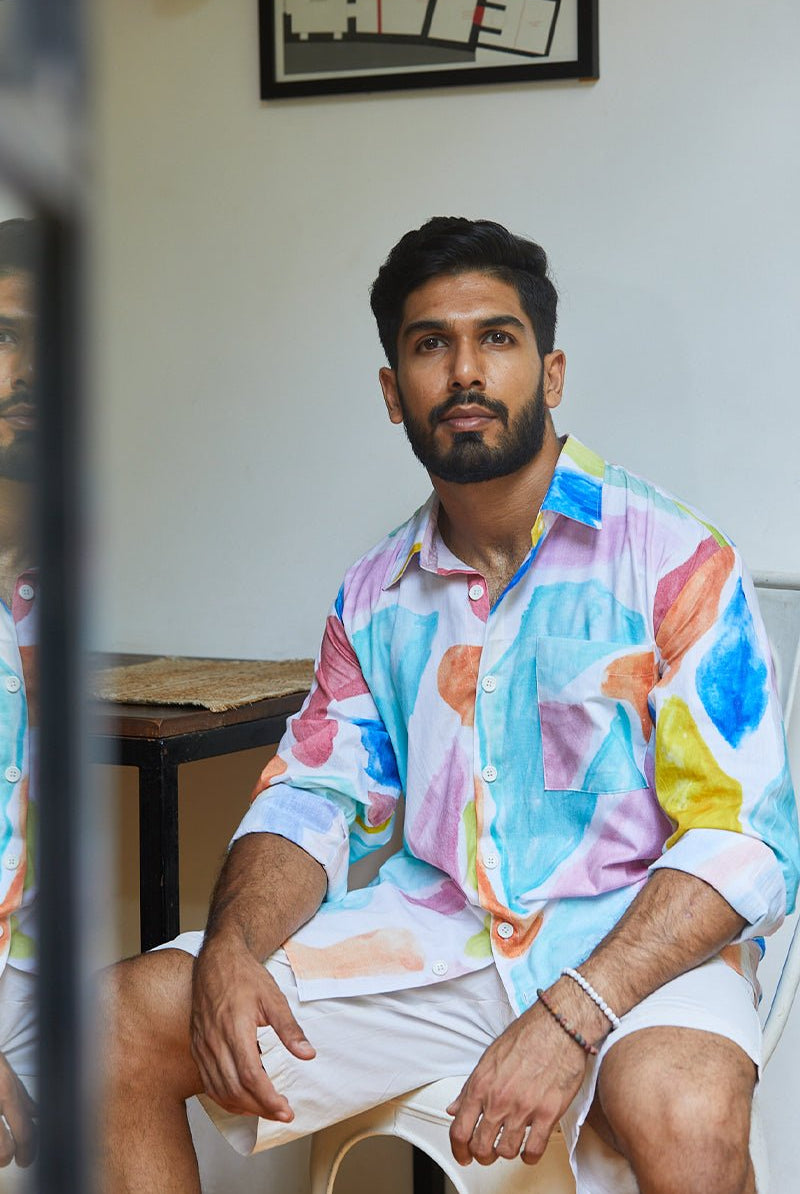 Burano unisex shirt in Multi Camo - CiceroniHappi Space