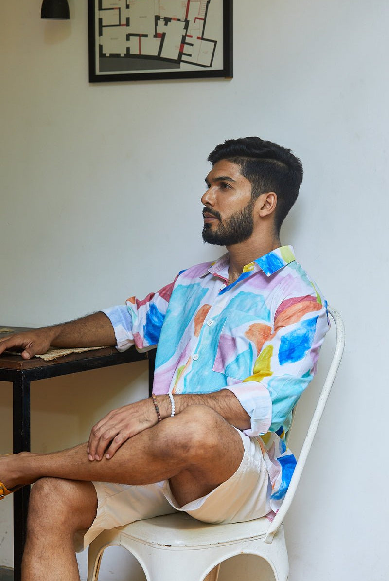 Burano unisex shirt in Multi Camo - CiceroniHappi Space