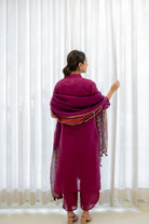 Burgundy Bliss Kurta Set - CiceroniKurta SetSilai Studio