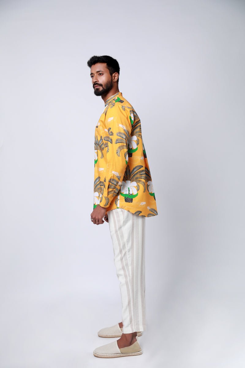 Burrawang Stand Collar Shirt - CiceroniShirtsEkastories