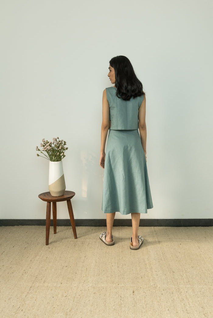 Button-Down Midi Skirt - CiceroniSkirtsAnushé Pirani