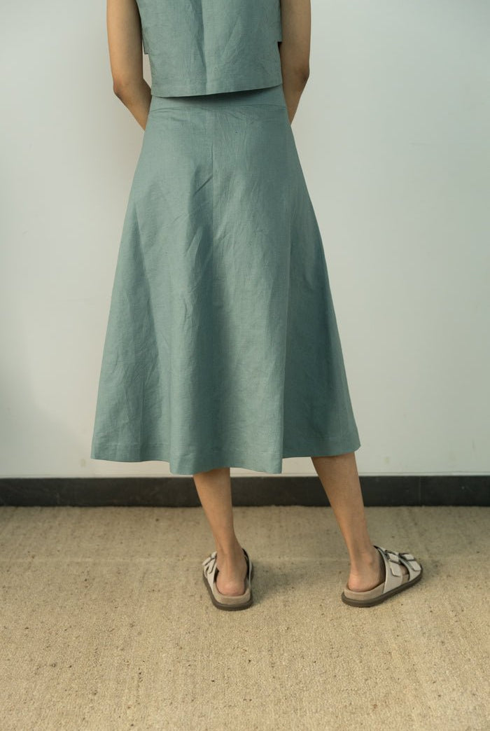 Button-Down Midi Skirt - CiceroniSkirtsAnushé Pirani