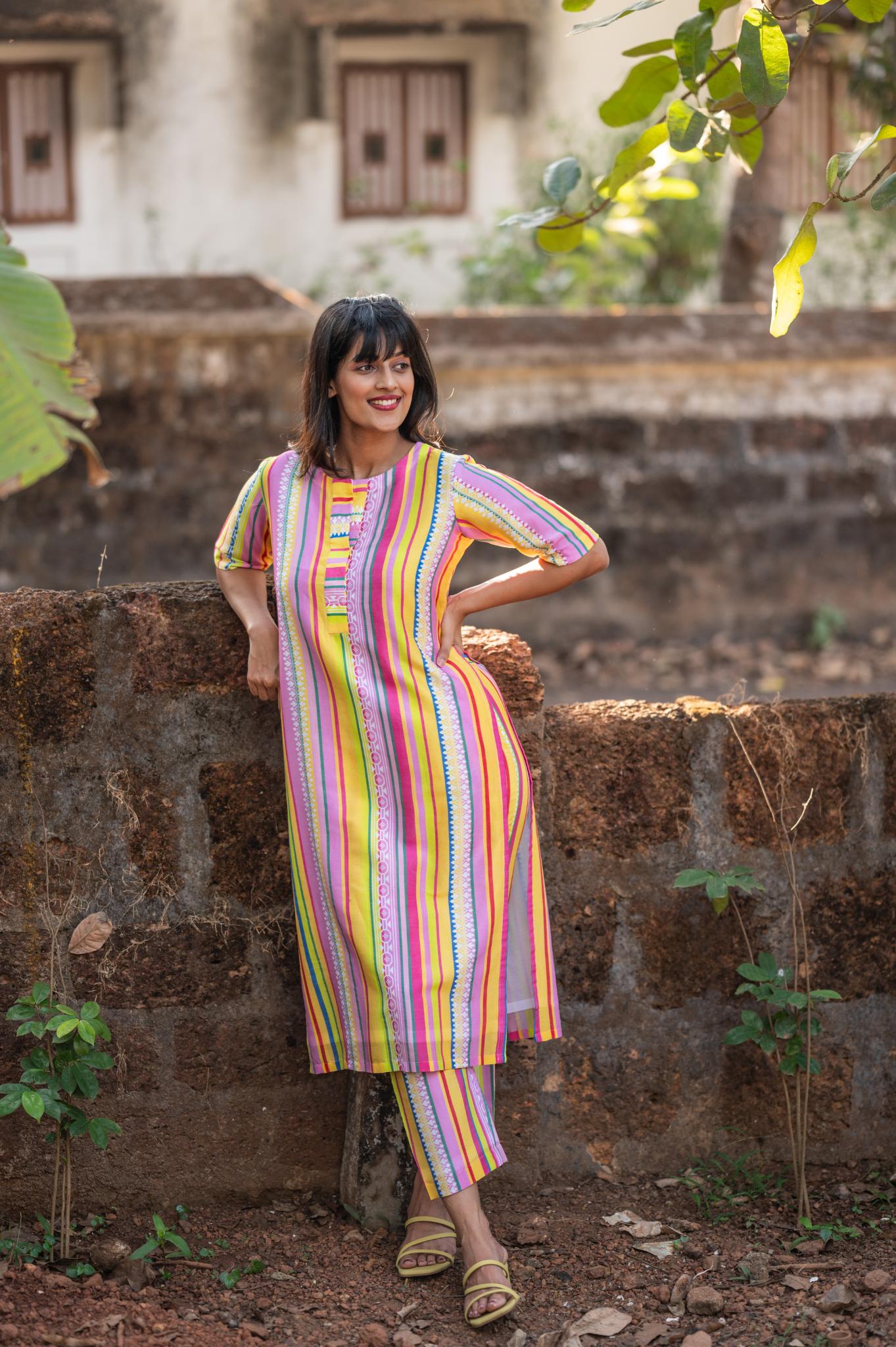 Candy Lane Kurta Set - CiceroniKurta SetPrachi Kamat