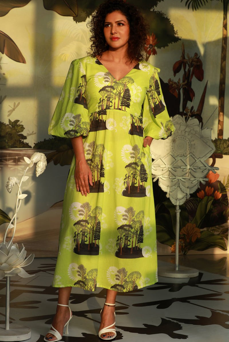 Carbonic Forest Dress - CiceroniDressesEkastories