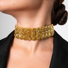 Cedar Necklace - Gold Tone - CiceroniNeckpieceEquiivalence