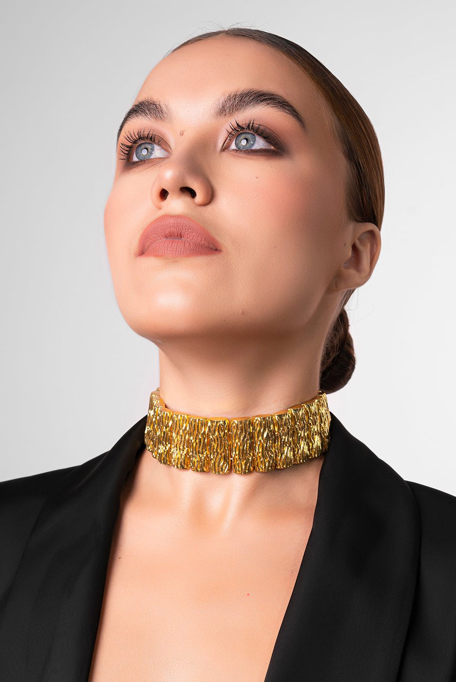 Cedar Necklace - Gold Tone - CiceroniNeckpieceEquiivalence